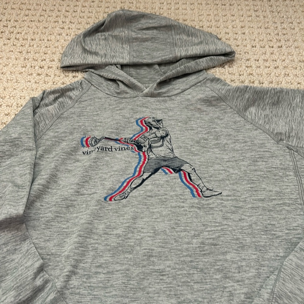 NWOT Boys Vineyard Vines Lacrosse Performance Hoodie